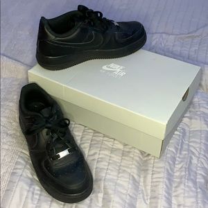 Black Nike Air Force 1s